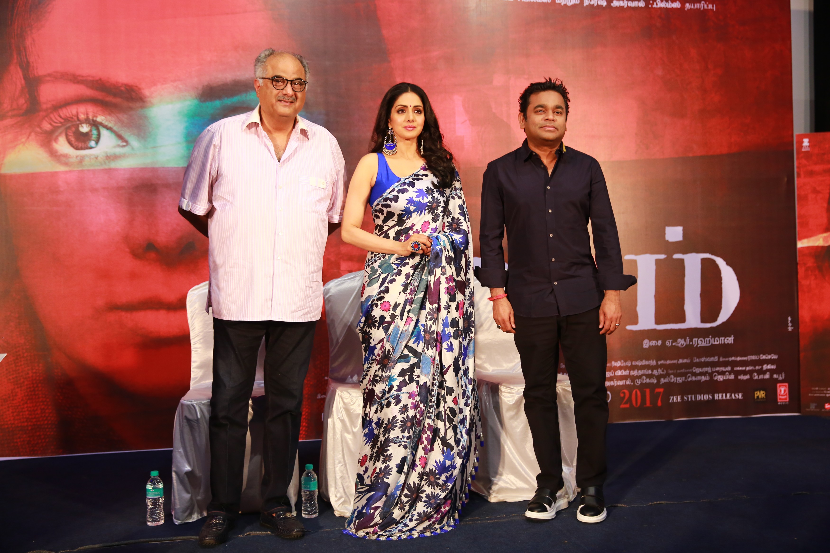 Mom Chennai Press Meet Stills | Sridevi
