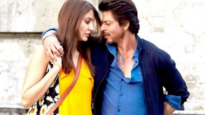 Shah Rukh Khanand and Anushka Sharma appearing in a soap opera for promotion