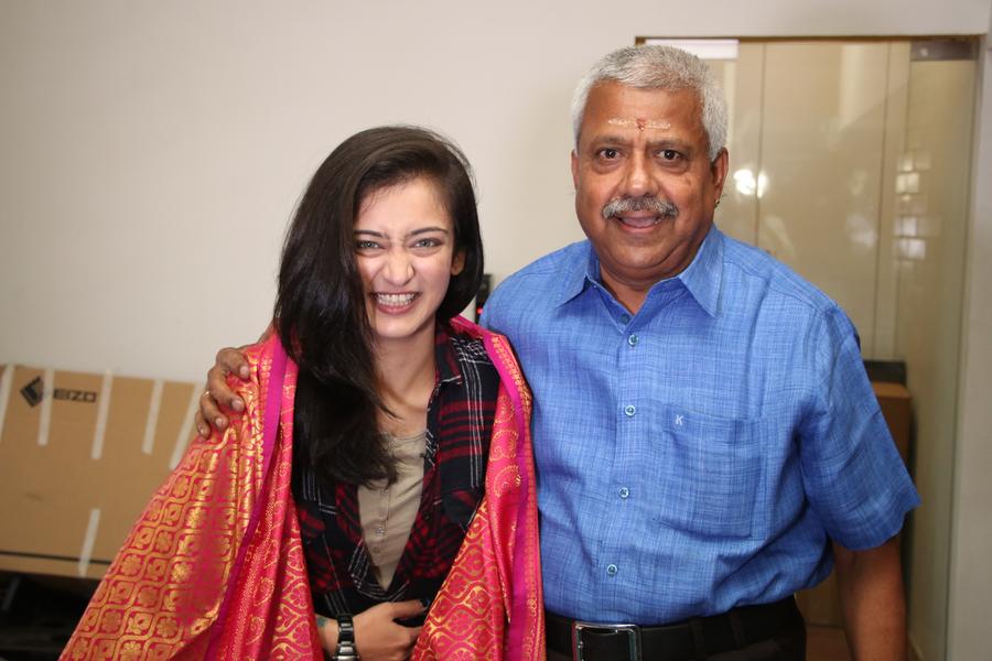 Actress Akshara Haasan at Knack Studios