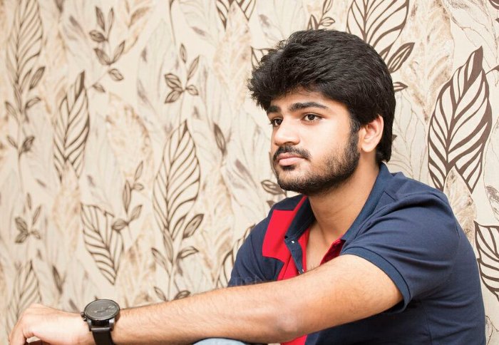 Metro fame Shirish working in a village set