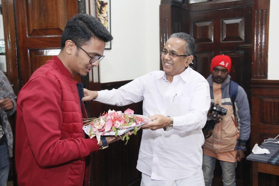 Naragasooran Movie Pooja Stills