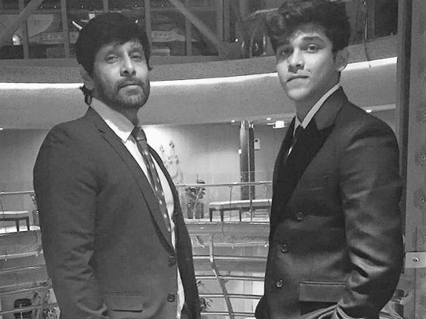 Vikram shows interest in making his son a hero
