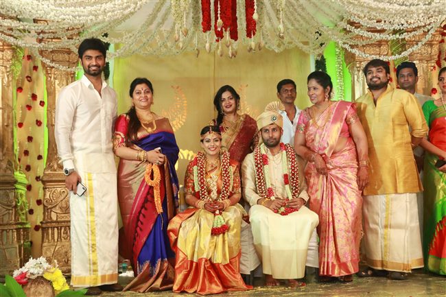Marriage stills of Actor Aadhav Kannadasan.    