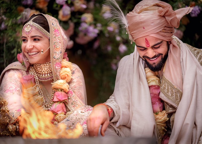 Virat Kohli and Anushka Sharma celebratory return