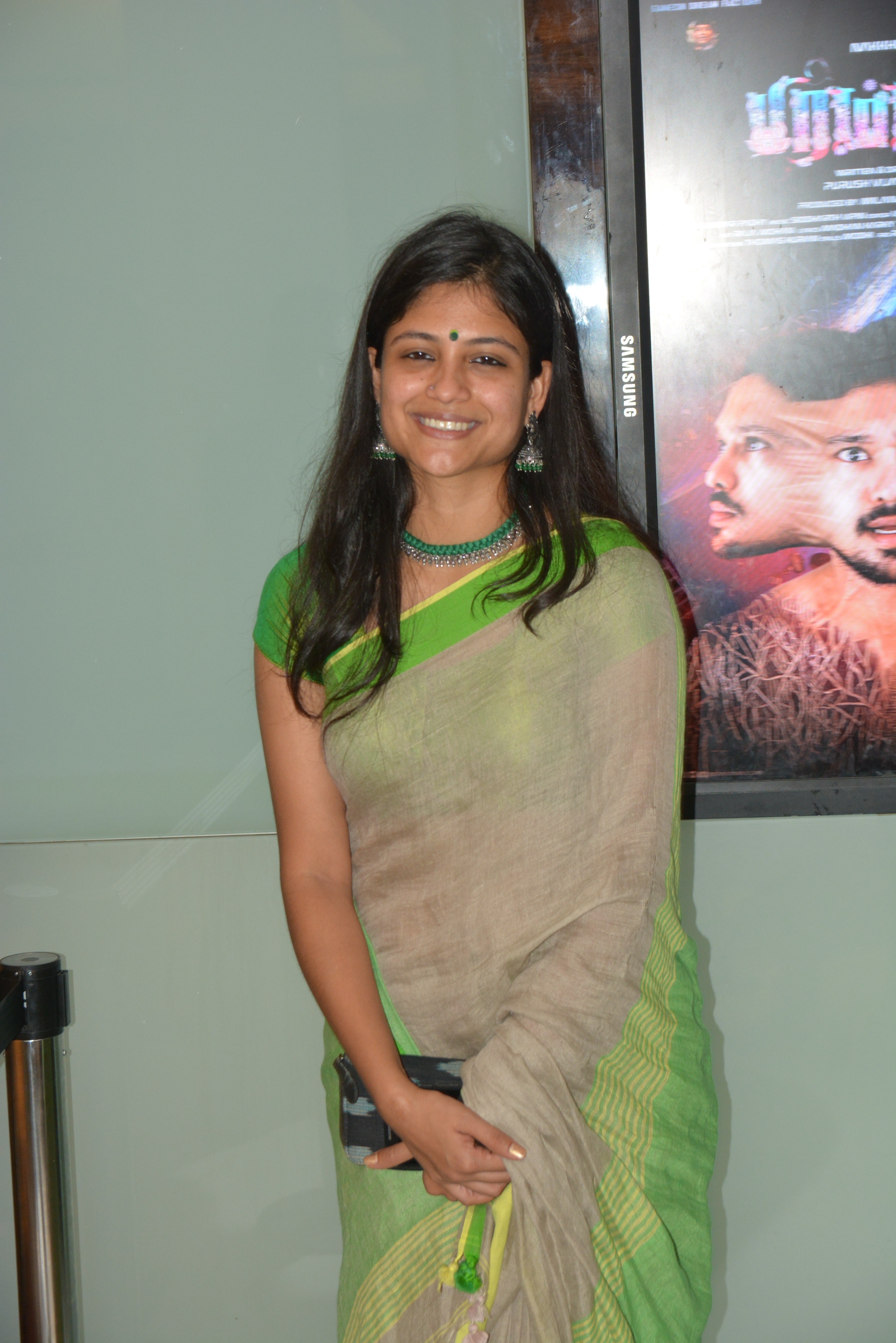 Actress Aditi Balan stills at Aruvi Press meet