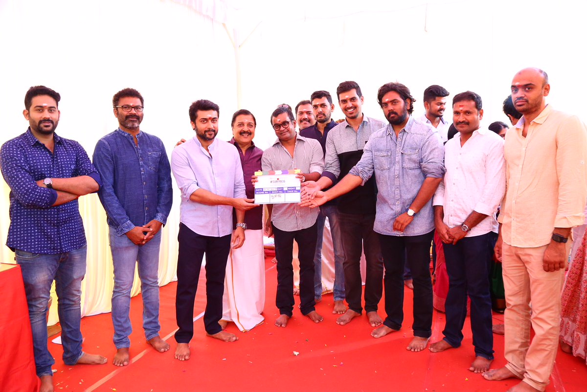 Suriya 36 pooja stills.