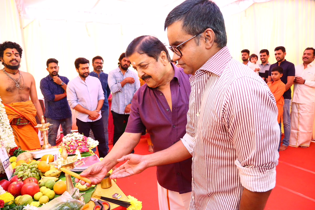 Suriya 36 pooja stills.