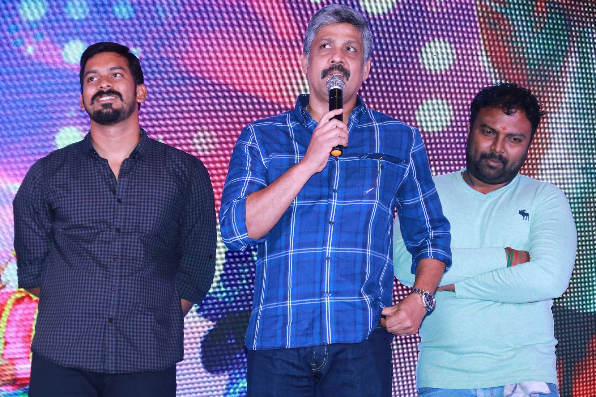 Iruttu Arayil Murattu Kuthu Second Single Launch Press Meet Stills.
