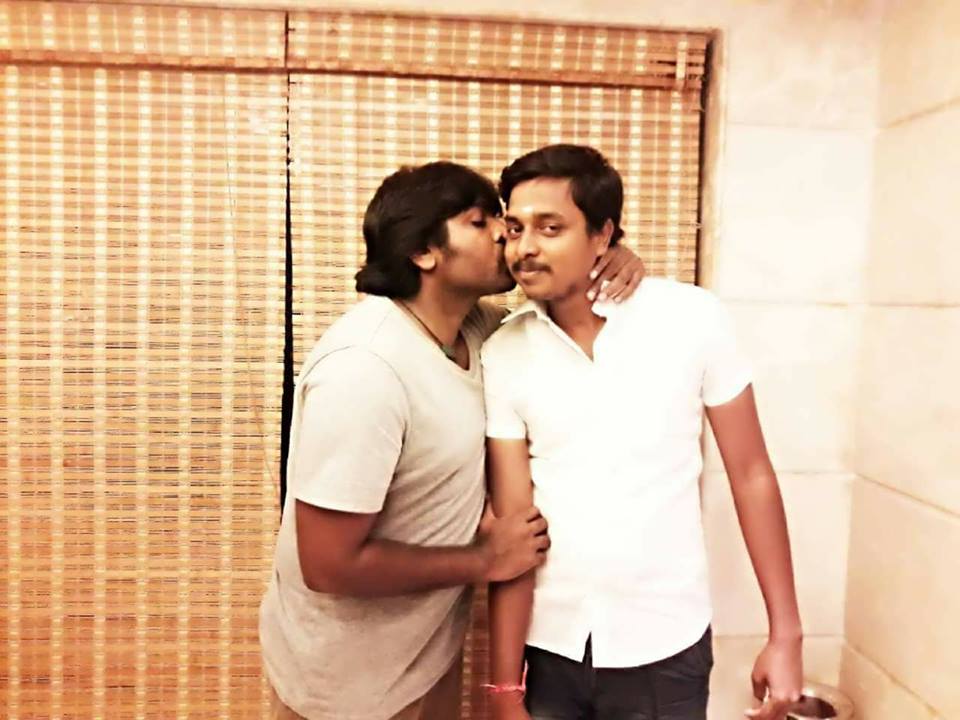 Vijay Sethupathi With His Fans Photos.