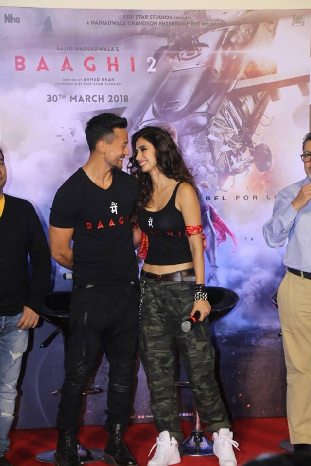 Baaghi 2 Trailer Launch Stills.