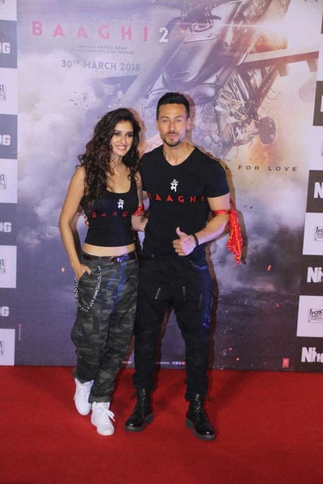 Baaghi 2 Trailer Launch Stills.