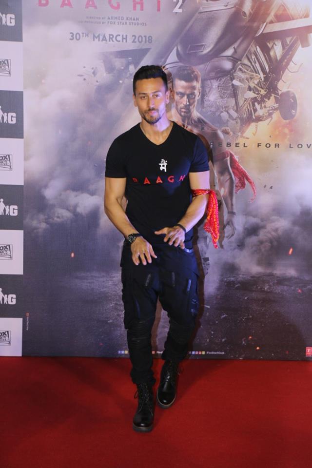 Baaghi 2 Trailer Launch Stills.