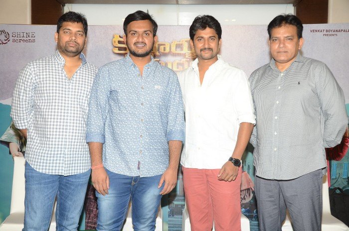 Krishnarjuna Yuddham Press Meet Stills.