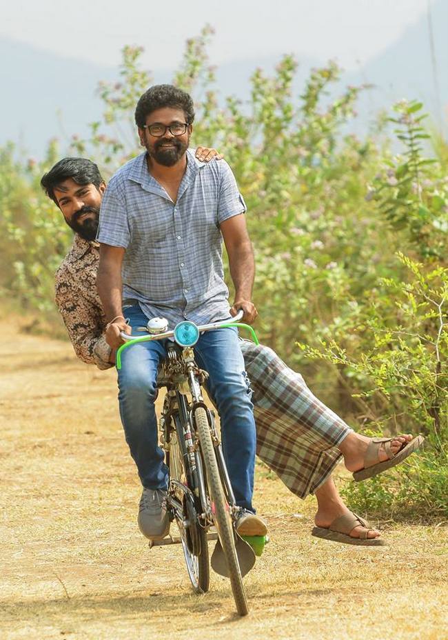 Rangasthalam Shooting Spot Stills.