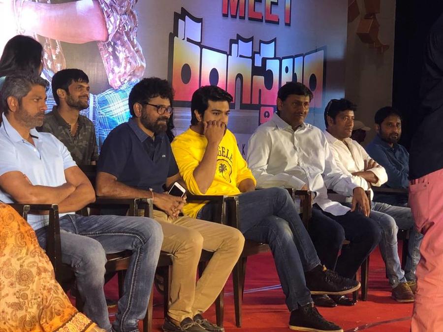 Rangasthalam Thank You Meet Latest Photos.
