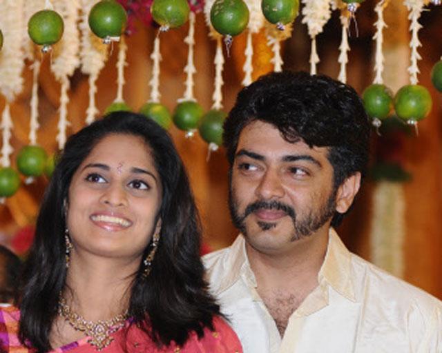 Ajith and Shalini Photo Collections.