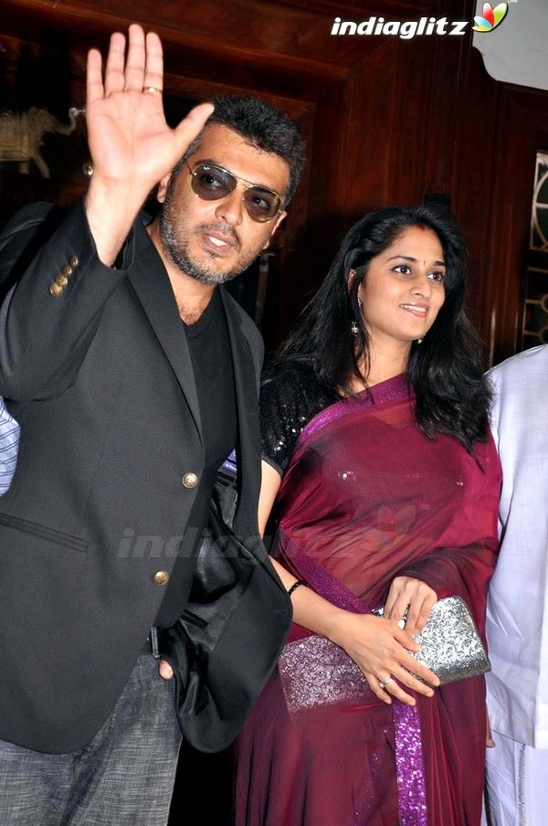 Ajith and Shalini Photo Collections.