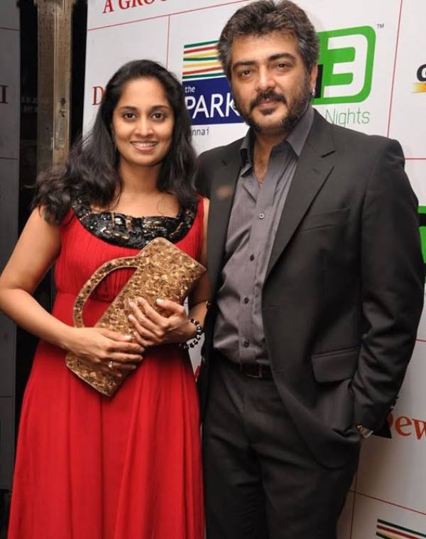 Ajith and Shalini Photo Collections.