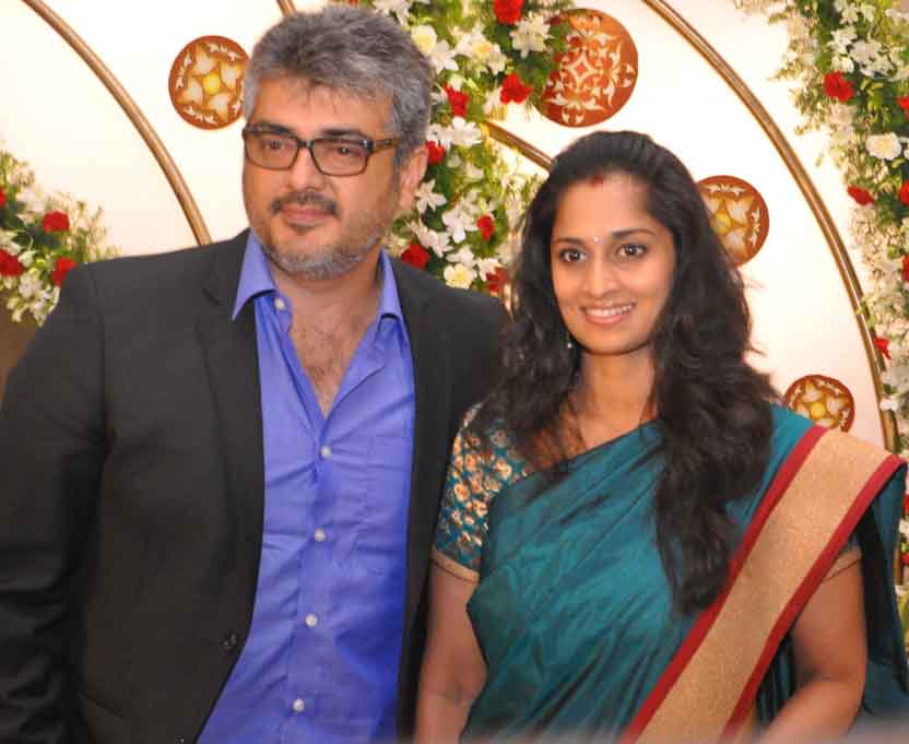 Ajith and Shalini Photo Collections.