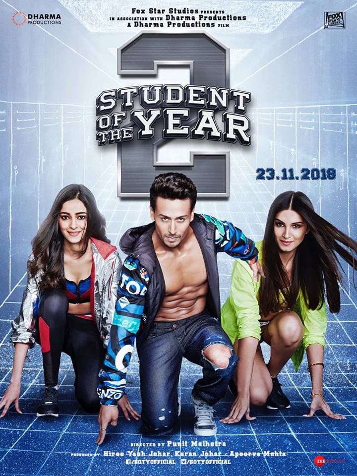Student Of The Year 2 movie posters.