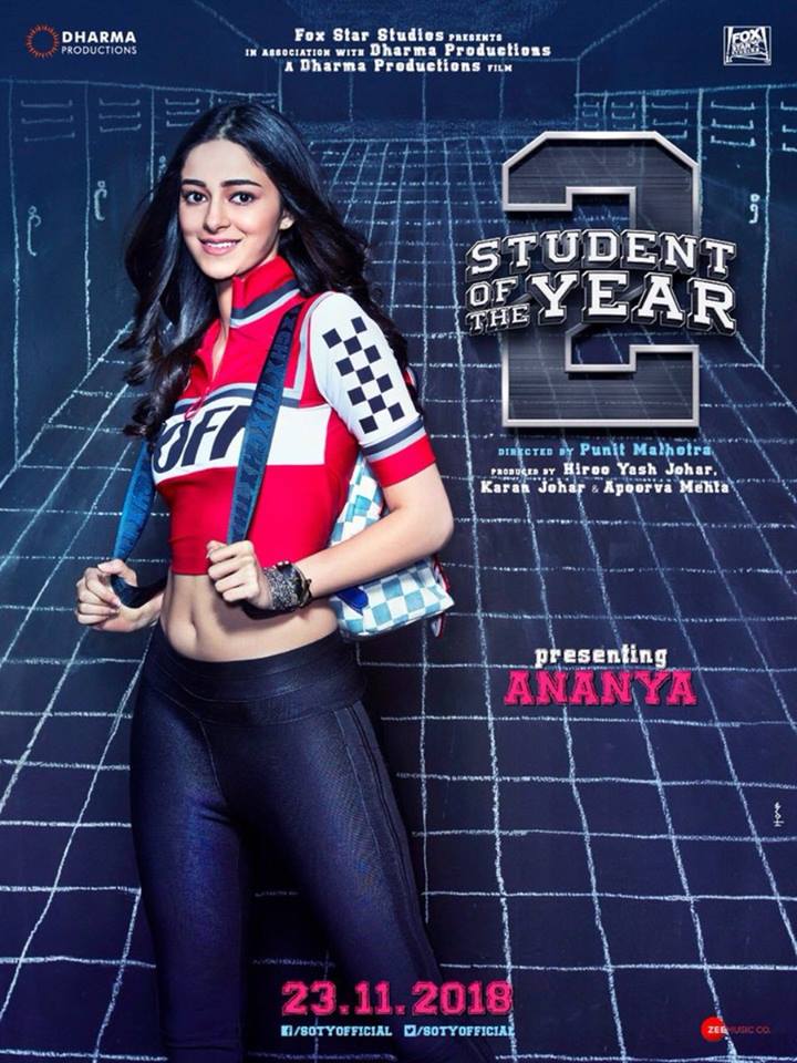 Student Of The Year 2 movie posters.