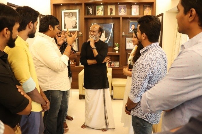 Mercury Team meets Superstar Rajinikanth Photos
