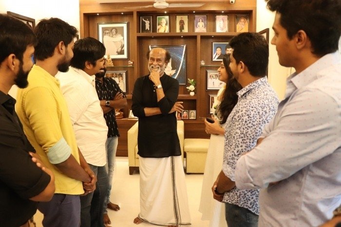 Mercury Team meets Superstar Rajinikanth Photos