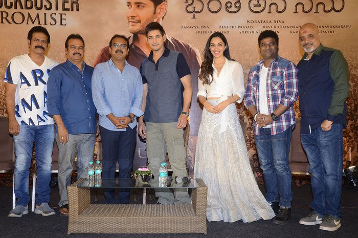 Bharat Ane Nenu Success Meet Stills.
