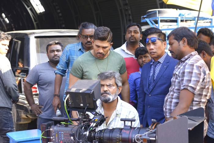 Naa Peru Surya movie shooting spot Exclusive Images.
