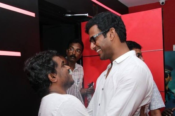 Irumbu Thirai Movie Special Celebrity Show Stills.