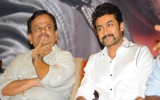 Suriya flies to London with KV Anand for Suriya 37