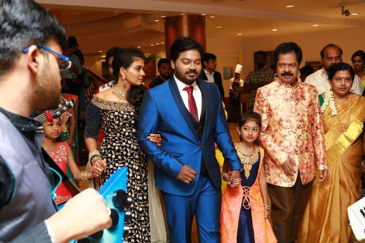 Pandiarajan Son Wedding Reception Stills