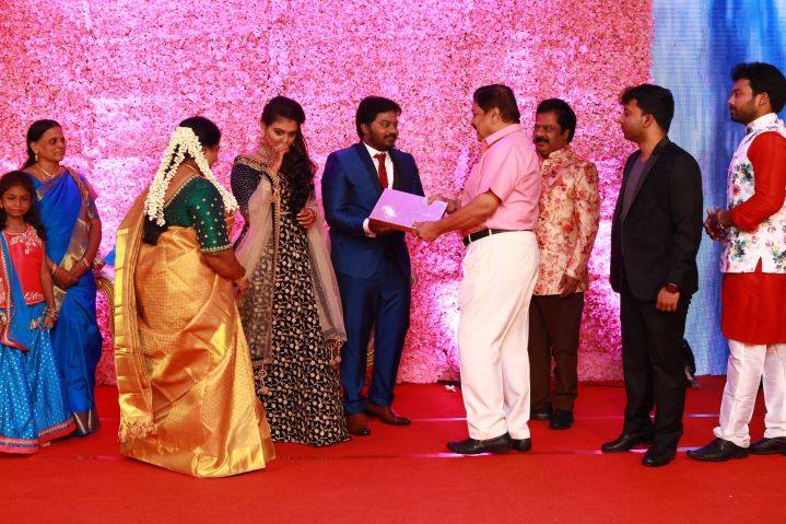 Pandiarajan Son Wedding Reception Stills