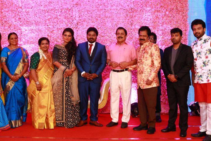 Pandiarajan Son Wedding Reception Stills