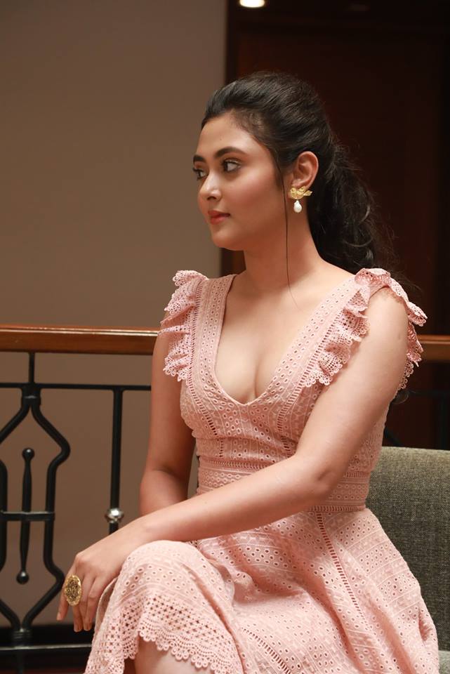 Megha Chowdhary from the teaser launch of Varma.