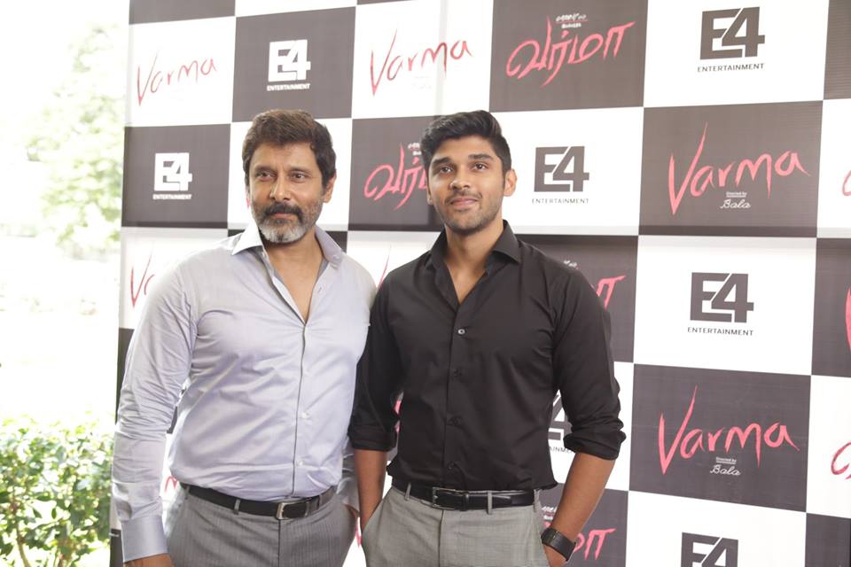 Varma Movie Teaser Launch Photos.