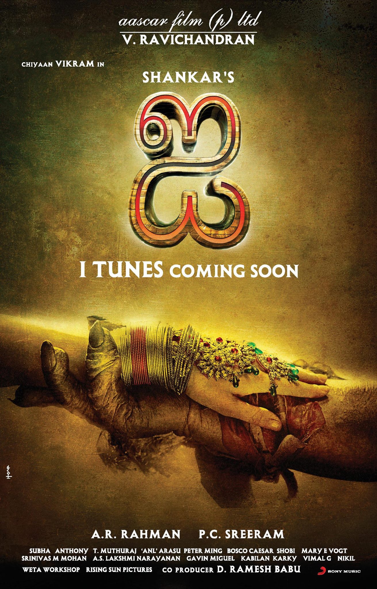 I Movie Poster | Vikram | Shankar