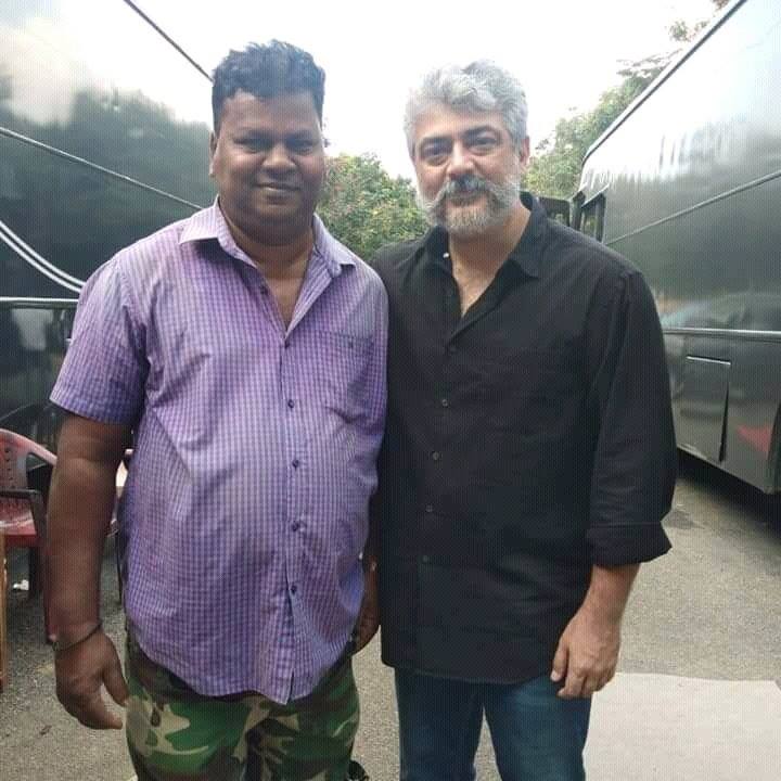 Thala with Fans Pictures.