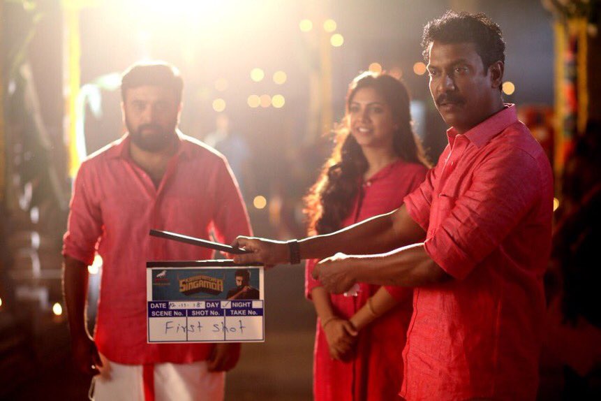 Kombu Vatcha Singamda First Day Shooting Spot Stills.