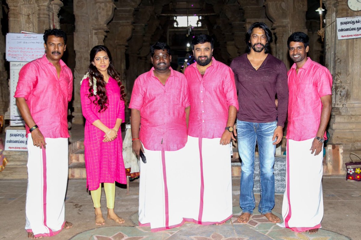 Kombu Vatcha Singamda First Day Shooting Spot Stills.