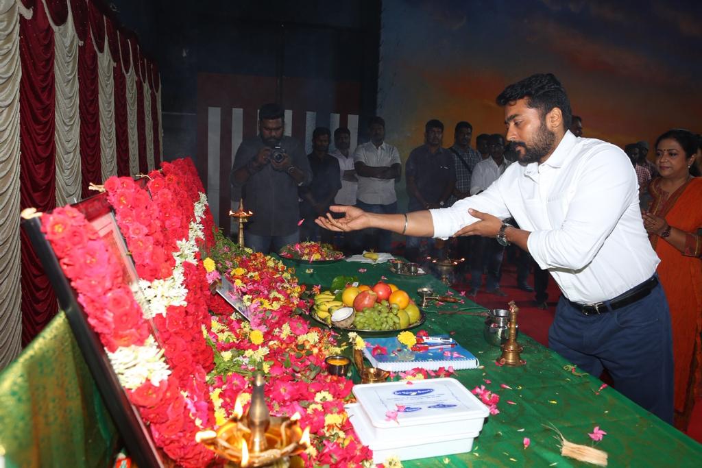 Jyothika Next Movie Pooja Pics.