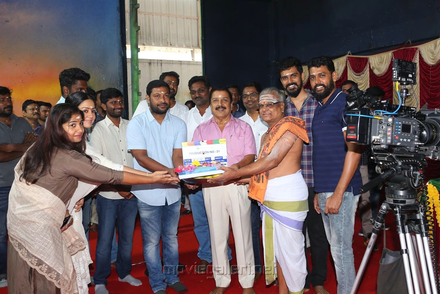 Jyothika Next Movie Pooja Pics.