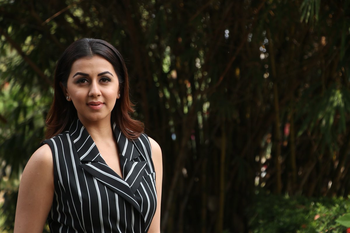 Nikki Galrani Beautiful Images From Charlie Chaplin 2 Press Meet.