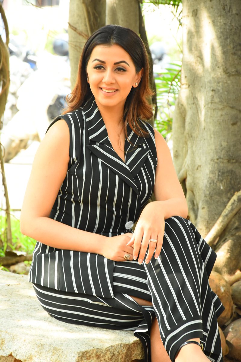 Nikki Galrani Beautiful Images From Charlie Chaplin 2 Press Meet.