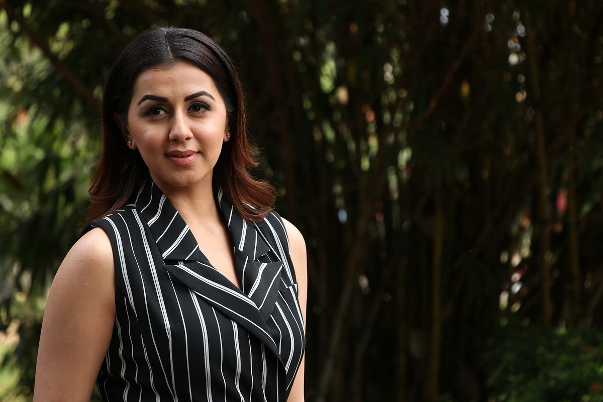 Nikki Galrani Beautiful Images From Charlie Chaplin 2 Press Meet.