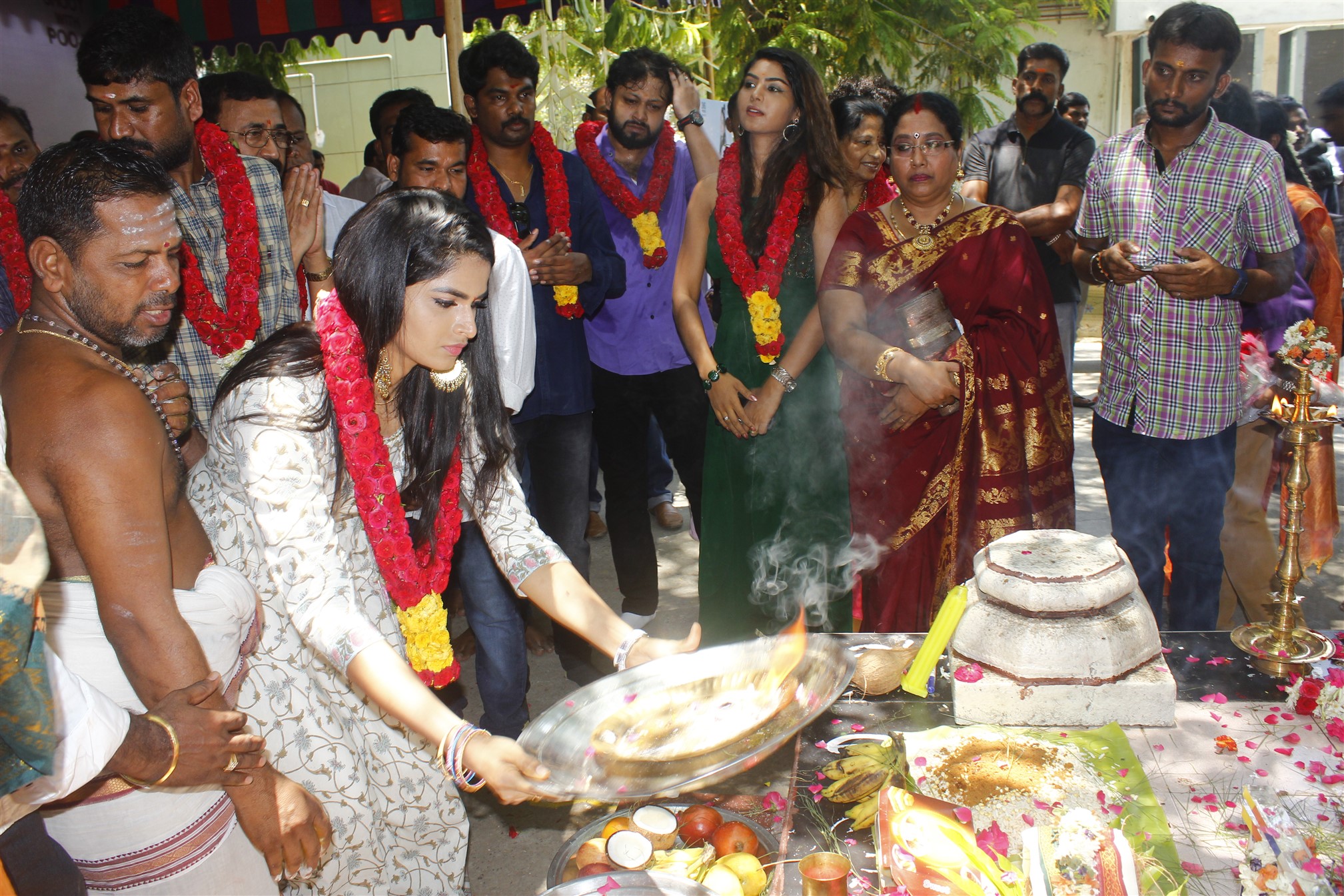 Ennai Sudum Pani Pooja Photos