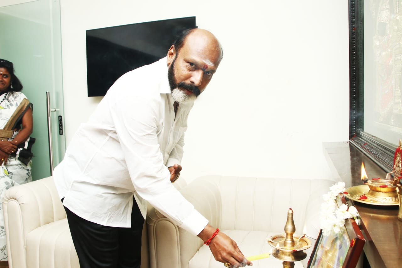 Thamilarasan Movie dubbing Pooja Stills