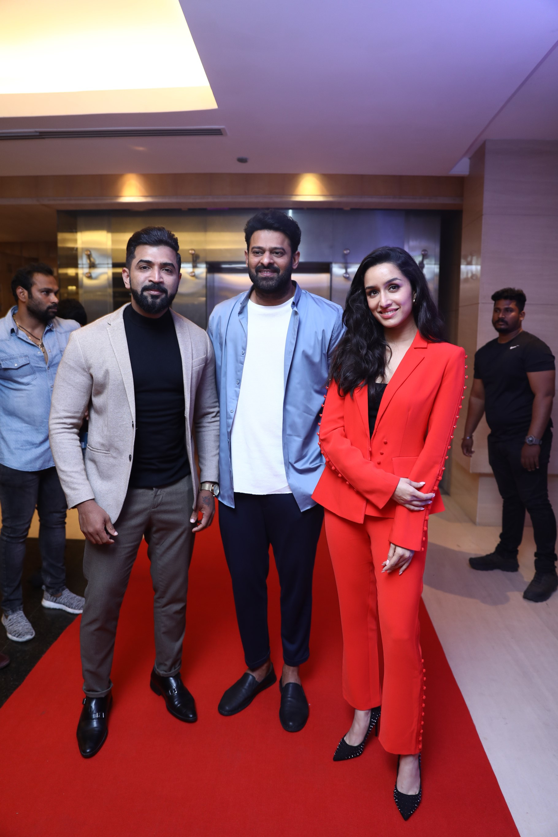 Saaho Press Release Photos.
