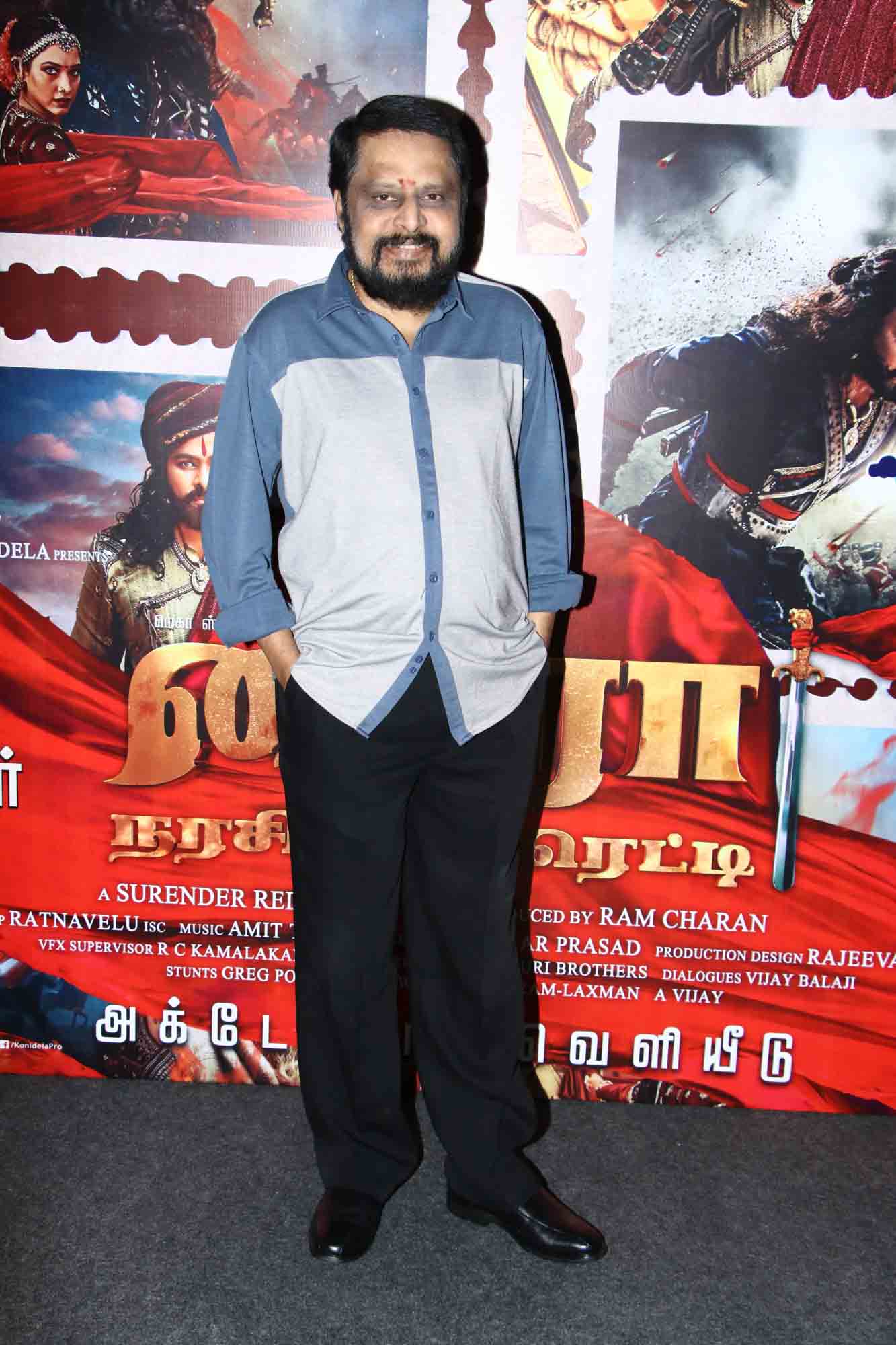 Sye Raa Narasimha Reddy Movie Press Meet Stills.