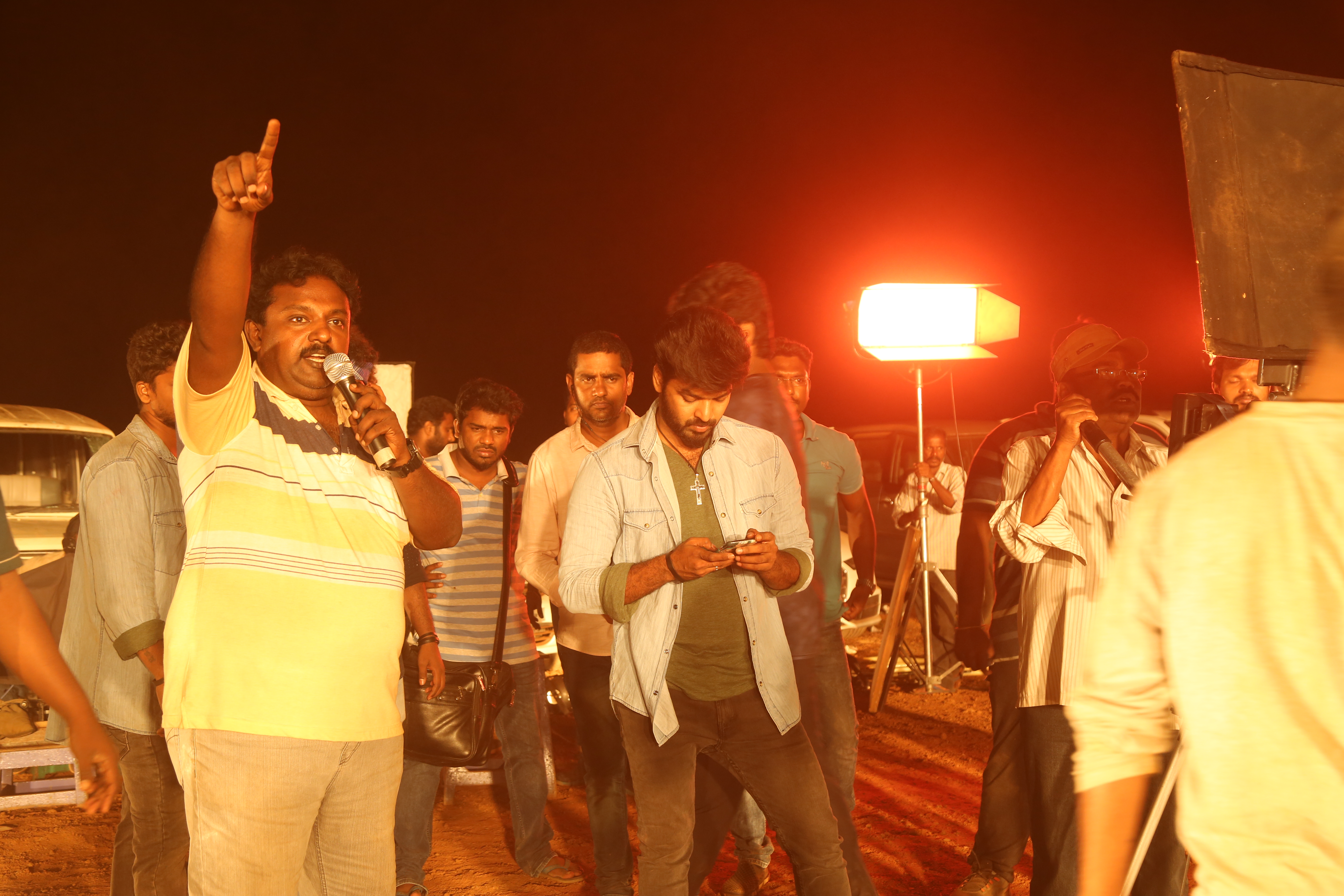 Breaking News Shooting Spot Stills.
